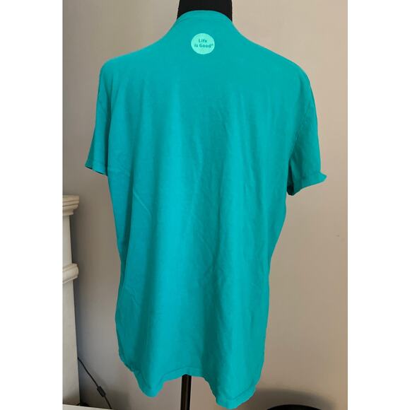 Life Is Good Women's Crusher Tee Dog and Daisy Tshirt Large - Picture 4 of 7